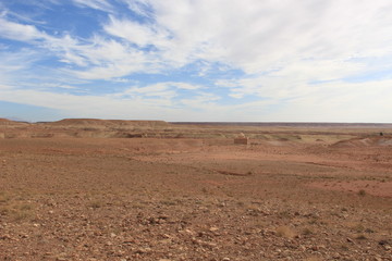 road in the desert in africa