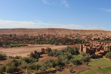 view of the old valley in the desert