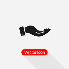 Help Icon Help hand Icon Vector Illustration Eps10