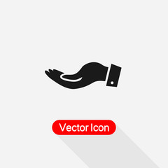 Help Icon Help hand Icon Vector Illustration Eps10