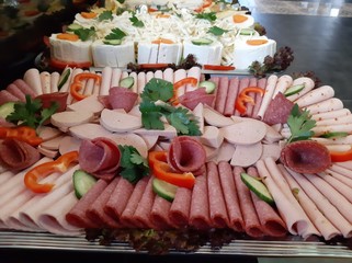 buffet breakfast and meals