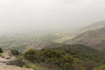 Fototapeta premium view from the top of mountain