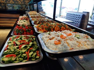 buffet breakfast and meals