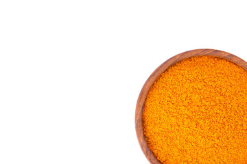Turmeric powder in bowl