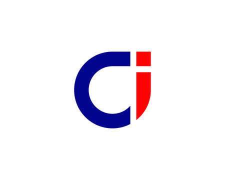 CI IC LETTER LOGO DESIGN VECTOR TEMPLATE. CI IC Minimalist, Creative, Unique, Simple, Flat, Modern Logo Design.