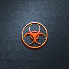 radiation warning sign