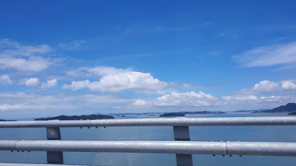 Sinan-gun, Jeollanam-do, South Korea - 26th July 2020 : Seaview in Sinan-gun Island 