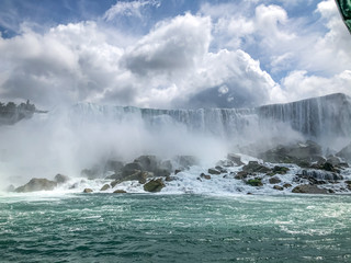 niagara falls and rainbow