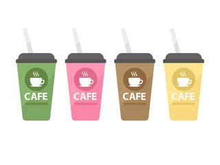 チルドカップのドリンクのイラスト