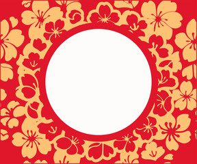 Frame decoration Happy chinese new year, Place for your photo and text.  Editable templates for social media stories. to combine with your photos. Idea for brochures and banners. Vector design
