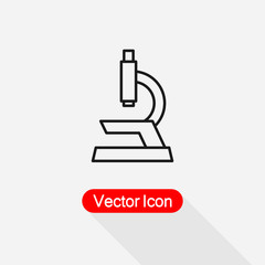 Microscope Icon vector illustration Eps10