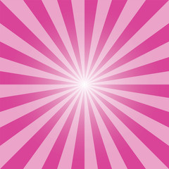 Pink sunburst background. Pure pink rectangular recto backdrop. Sunburst recto background. Sunbeam background design for various purposes.