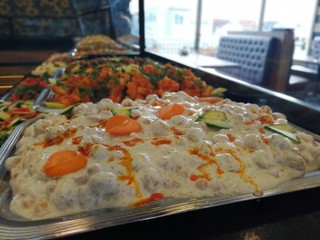 buffet breakfast and meals