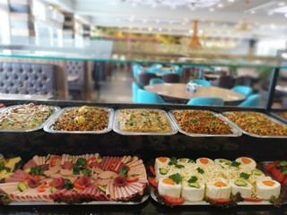 buffet breakfast and meals