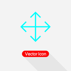 Navigate Icon, Move Cursor Icon vector illustration Eps10