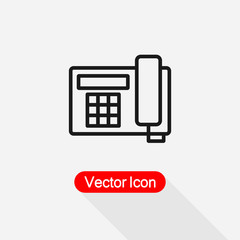 HandSet, Phone Icon vector illustration eps 10