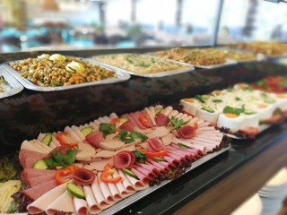 buffet breakfast and meals