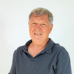 portrait of attractive handsome senior man