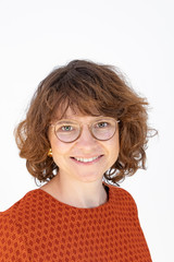 Obraz premium portrait of attractive woman with glasses