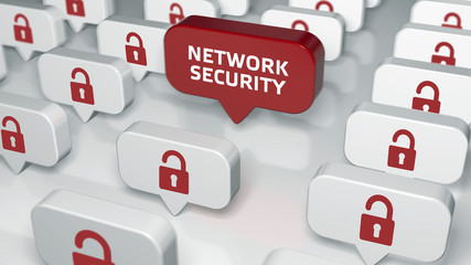 Cyber security data protection business technology privacy concept. Network security