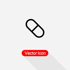 Pill Icon Vector Illustration Eps10