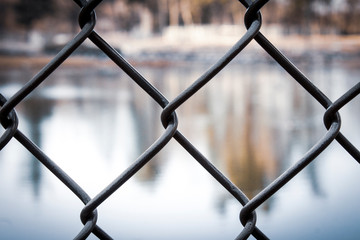 chain link fence