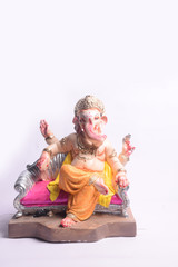 ISOLATED LORD GANESHA SCULPTURE PICTURE IMAGE 
