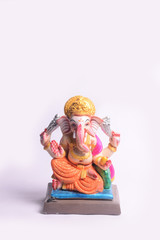 ISOLATED LORD GANESHA SCULPTURE PICTURE IMAGE 