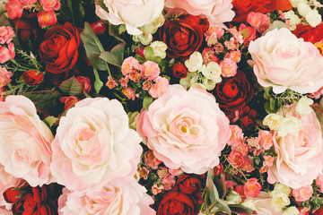 bouquet of roses texture