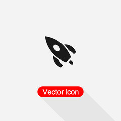 Rocket Icon Vector Illustration Eps10