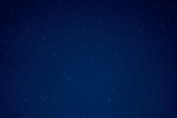 Bright starry night sky