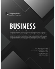 business flyer design template