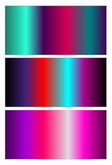 Set of modern neon gradient backgrounds and texture for mobile application or wallpaper. Vivid design element for banner, cover or flyer. Modern screen vector design with grey color.