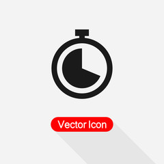 Stopwatch Timer Icon Vector Illustration Eps10