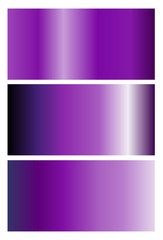 Fototapeta premium Set of purple gradient backgrounds and texture for mobile application or wallpaper. Vivid design element for banner, cover, flyer, wall paint. Modern screen vector design with dark purple color.