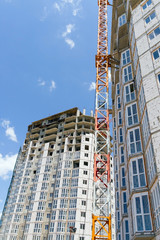 building under construction against sky