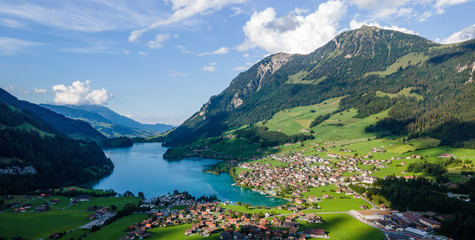 Amazing nature of Switzerland in the Swiss Alps - travel photography