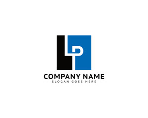 Initial Letter LP Logo Template Design