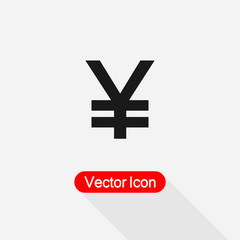 Yen Icon Vector Illustration Eps10