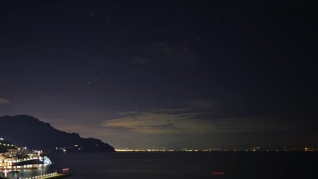 notte stellata amalfi,italia