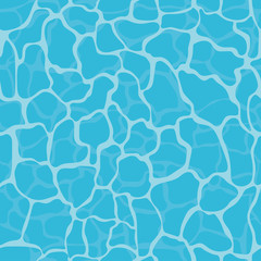 Shining water surface seamless pattern. Sea Ripple.