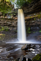 Fototapeta na wymiar Hardraw Force waterfall in the Yorkshire Dales