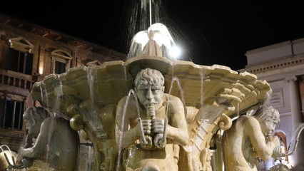 Fototapeta premium Fontana Piazza del Popolo Pesaro