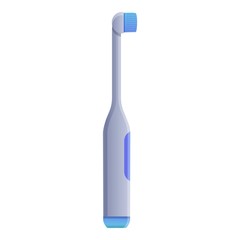 Care electric toothbrush icon. Cartoon of care electric toothbrush vector icon for web design isolated on white background