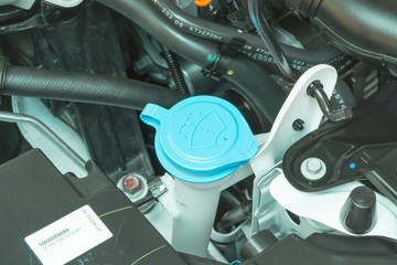 Water bottle for car glass injection, Car maintenance service.