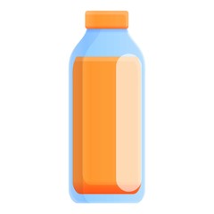 Orange fresh juice icon. Cartoon of orange fresh juice vector icon for web design isolated on white background