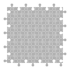 Puzzle background pattern. Many step circle business card. A lot of piece flat puzzle presentation. Section compare service banner. illustration puzzle template color shape. Abstract Background