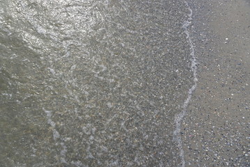 beach shore and sea water background