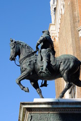 Bartolomeo Colleoni, Venezia monumento equestre, Monumento in Bronzo del Verrocchio