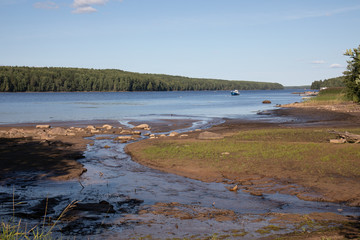 A stream that flows into the Svir river